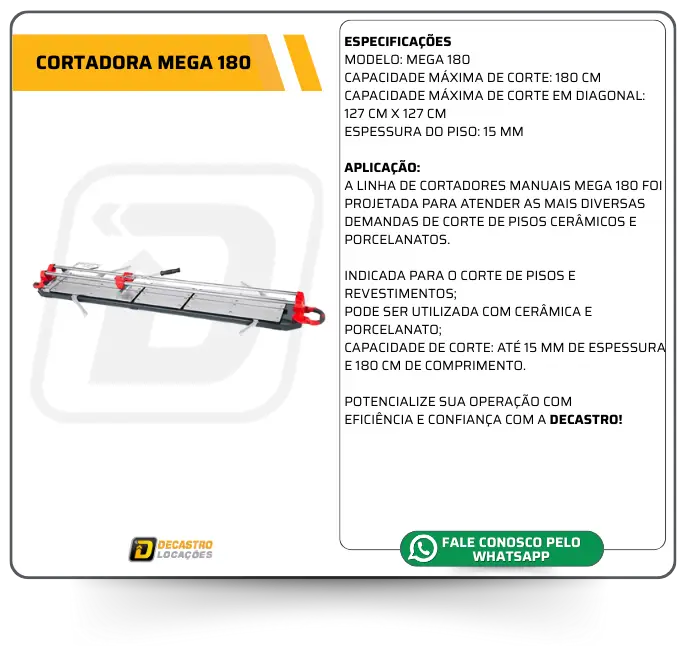 CORTADORA MEGA 180