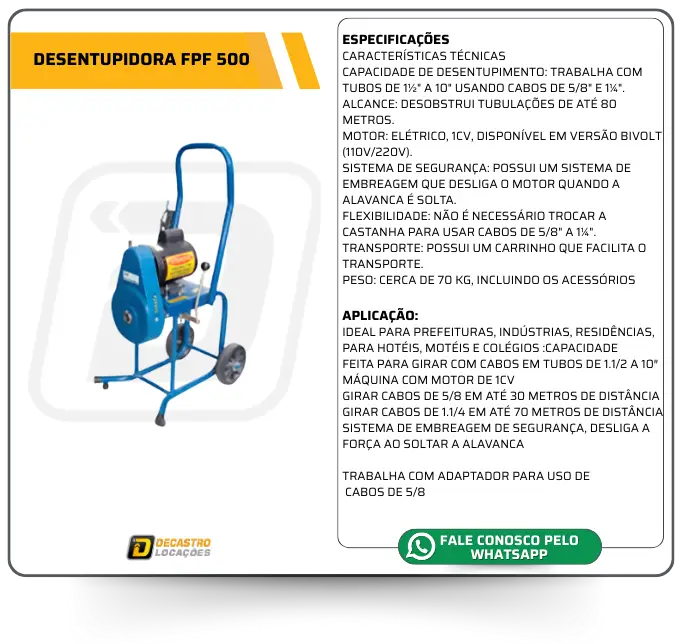 DESENTUPIDORA FPF 500 (1)